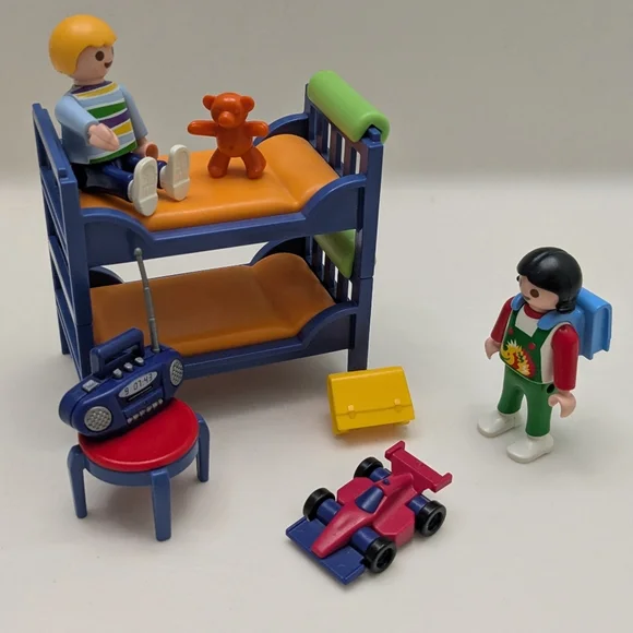 Playmobil/ Geobra Kids Bunk Bed Playset - Picture 2 of 8